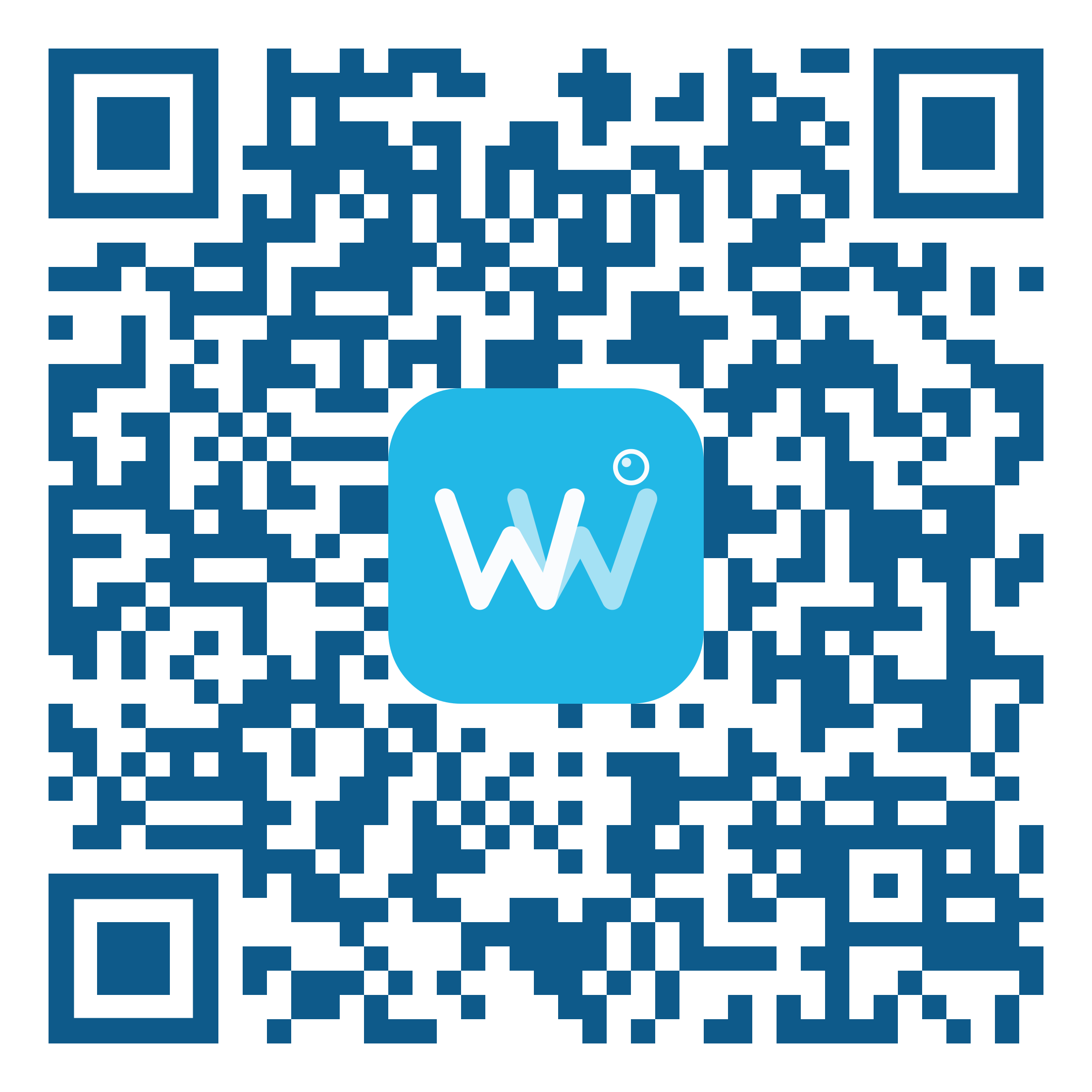 Scan QR code to download the Wishy Washy app